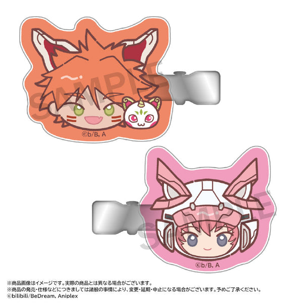 『TO BE HERO X』ゆるころフェイス ヘアクリップセット C